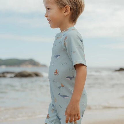 Zwempak korte mouwen Ocean Friends koop je bij Babywinkel